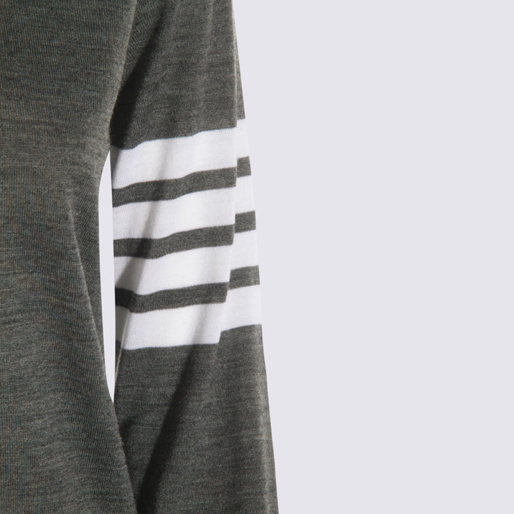 Thom Browne Sweaters - MED GREY | 5f63e78d8f2d581e13bb415508232c42b52469f0