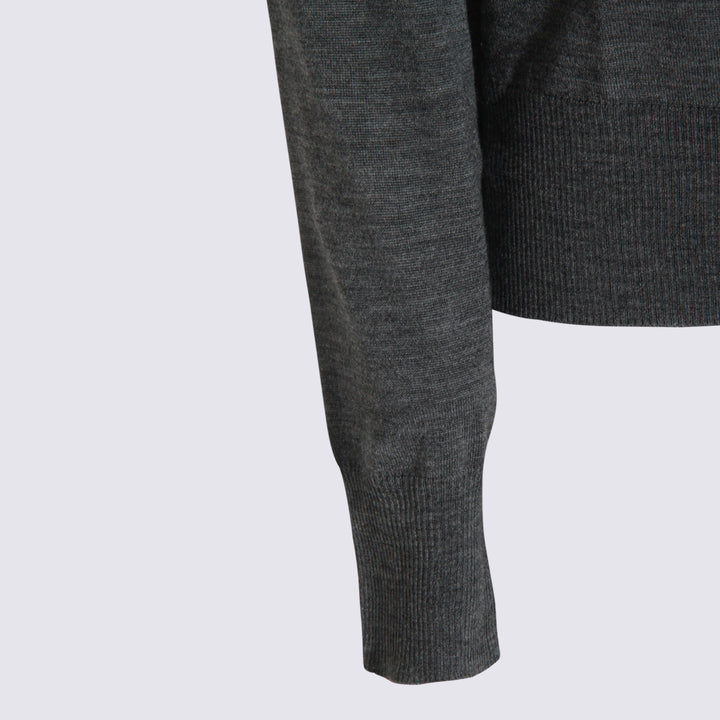 Thom Browne Sweaters - MED GREY | bacc6564f65e02cea6f256cec038e1394e9d1175