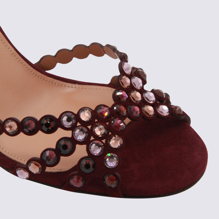 Aquazzura Sandals - BLACKBERRY | 663277b0273d49ea6c135eb86decb99536621bd4