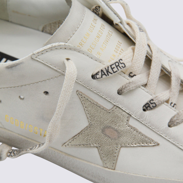 Golden Goose Sneakers - WHITE/PLATINUM/BURGUNDY | 4cc2e175d49d19966314ce386265ef3275d34985