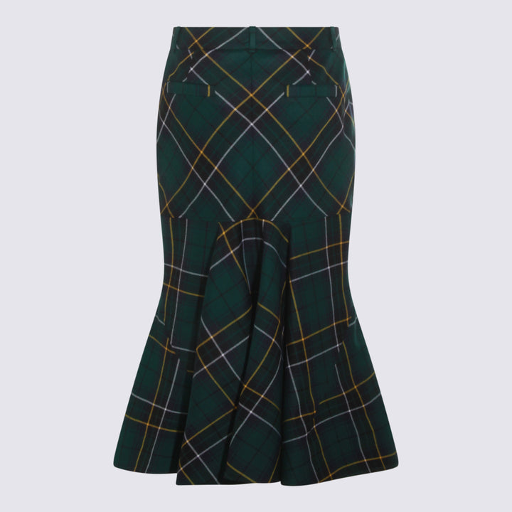 Alexander Mcqueen Skirts - NAVY/GREEN/YELLOW | c53fb8954ee5b6952cdae2c9a99451b9d9d612e5