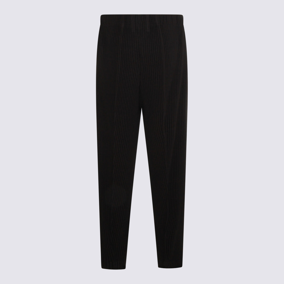 Homme Plisse Issey Miyake Trousers - Blacks and greys | eeb8b67dab90e800cc3db2971cddfa15b3a5cc18