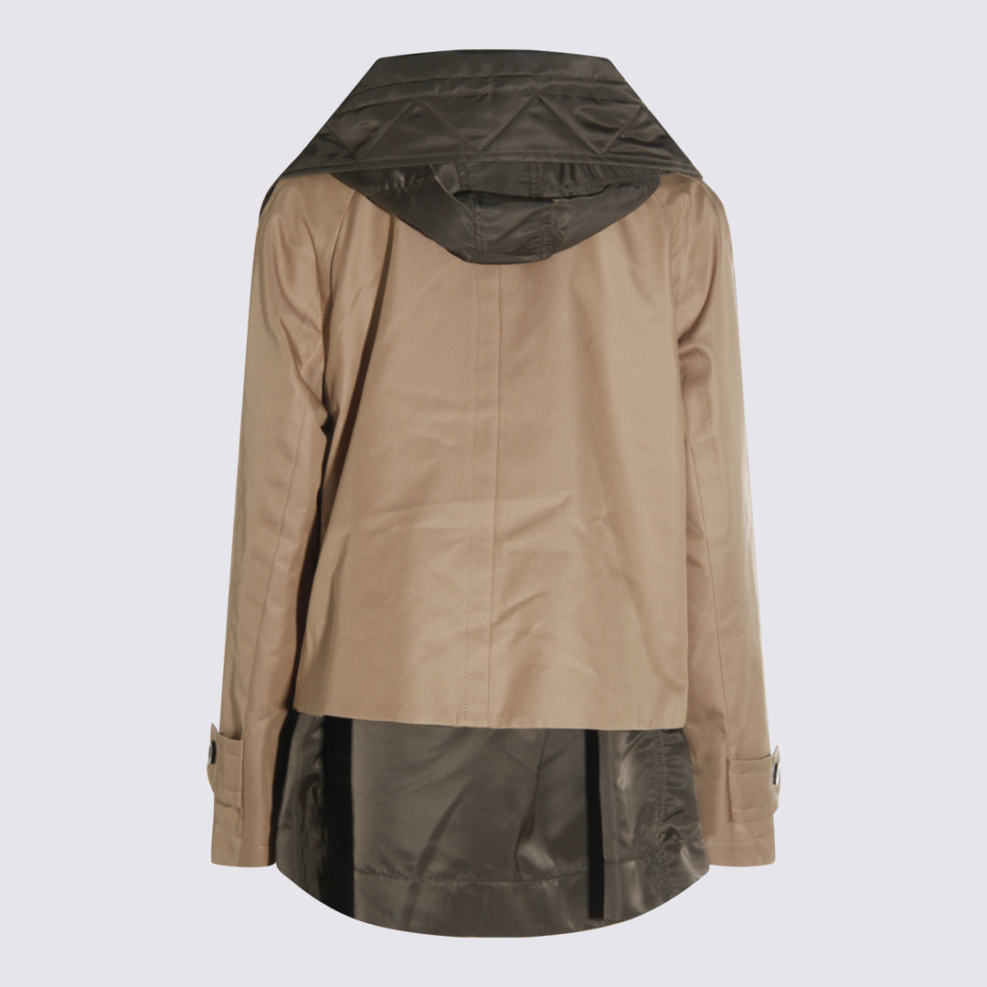 Sacai Jackets - BEIGE/KHAKI | 72825d69249e772d4ee6afe29973686e22408276