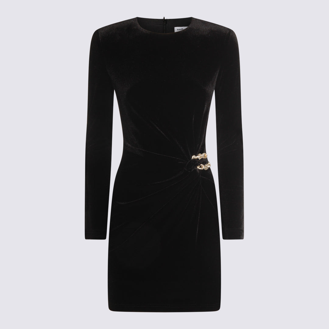 Self-Portrait Dresses - Blacks and greys | a932916f43b6f4eaed384df8dc4366e0a790275e