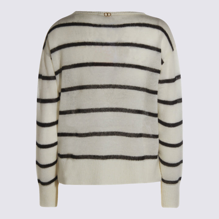 Twin-Set Sweaters - RIGA NEVE/NERO | 7ce8918814a3775111219d132242bdd1bbc7674f