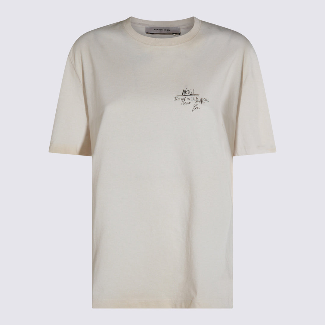 Golden Goose T-shirts and Polos - ARCTIC WOLF/BLACK | c11ea7353070b21906a3ab90a142ba312a3887dc