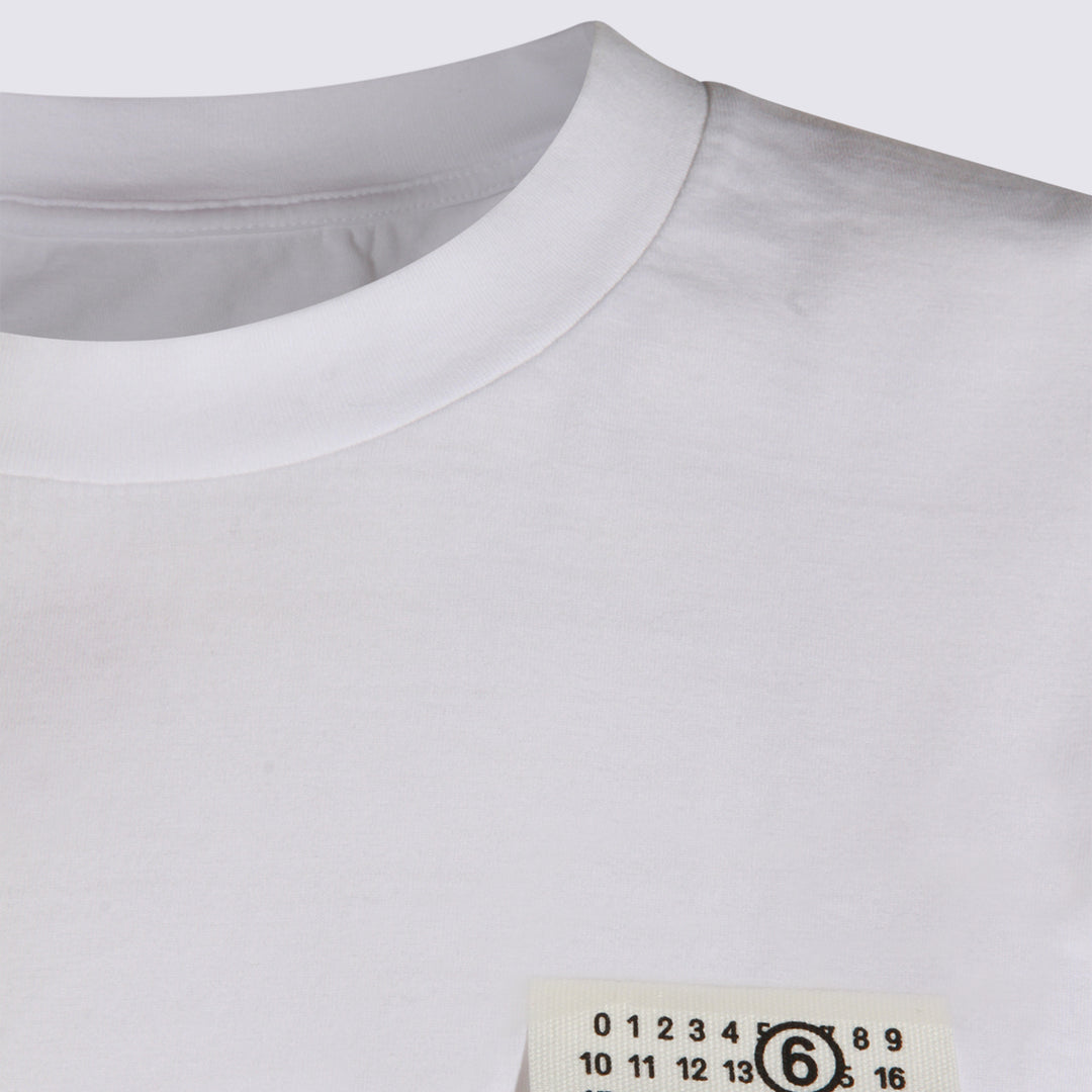 Mm6 Maison Margiela T-shirts and Polos - OPTIC WHITE | 854a929e86e029c2e5d0537dcfbabf0d55790481
