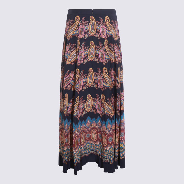 Etro Skirts - Blue and green | 8c569fe2c34ad1ca3ebd4450555a0fc2d9158a76