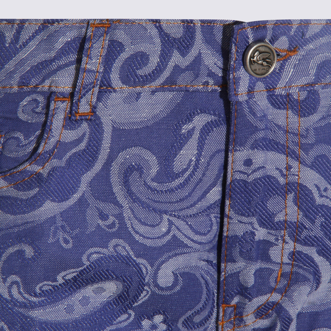 Etro Jeans - Blue and green | 4e1d4b2ad42f3d4c0683213eba0e3025aaefbc31