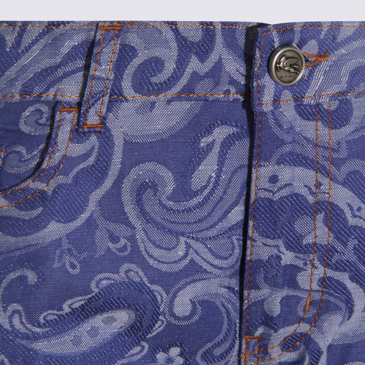 Etro Jeans - Blue and green | 4e1d4b2ad42f3d4c0683213eba0e3025aaefbc31