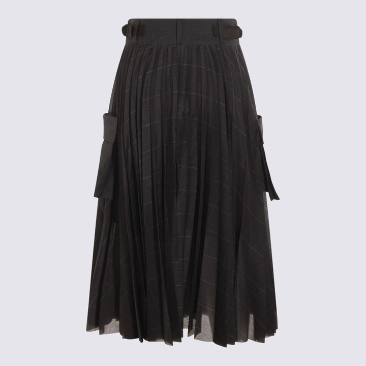 Sacai Skirts - Gray | 4c650a2b885e0b2e2de4800ede35cea2c459fd3f
