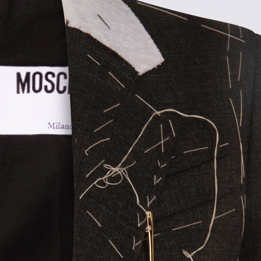 Moschino Jackets - Blacks and greys | 6c69139c790cb02a3eeaadfc017478ca689c22cd
