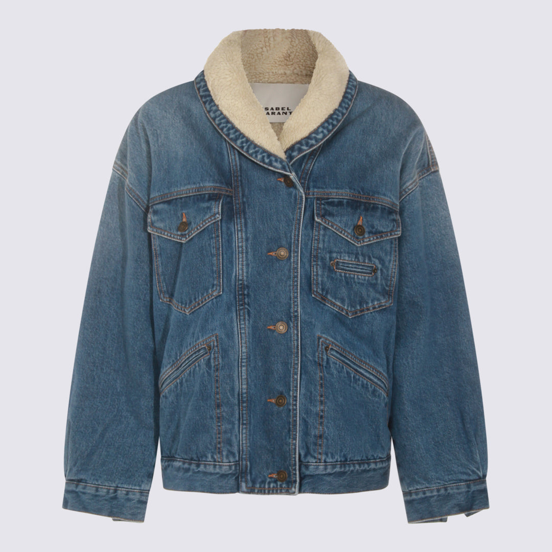 Isabel Marant Jackets - Blue and green | d29079dde208cd1449264175caa74b5511886978