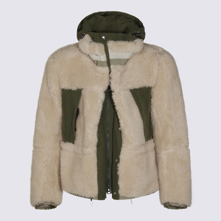 Sacai Jackets - ECRU/KHAKI | 2ed341bd4bbe39578085d6236041761735118f34