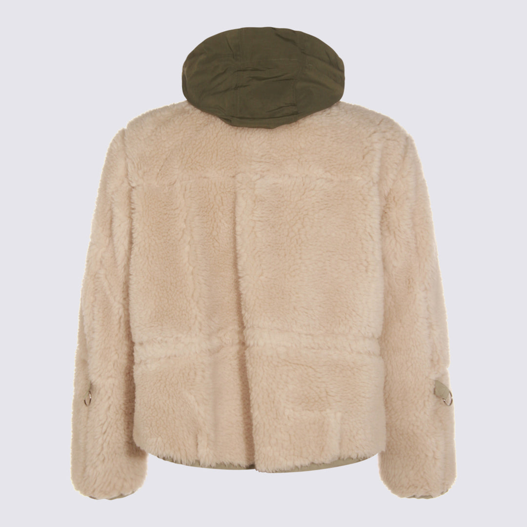 Sacai Jackets - ECRU/KHAKI | 03a314a2cc315fcab110c750603be81f72a70bad