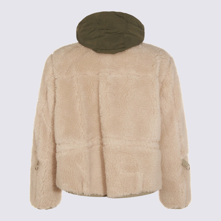 Sacai Jackets - ECRU/KHAKI | 03a314a2cc315fcab110c750603be81f72a70bad