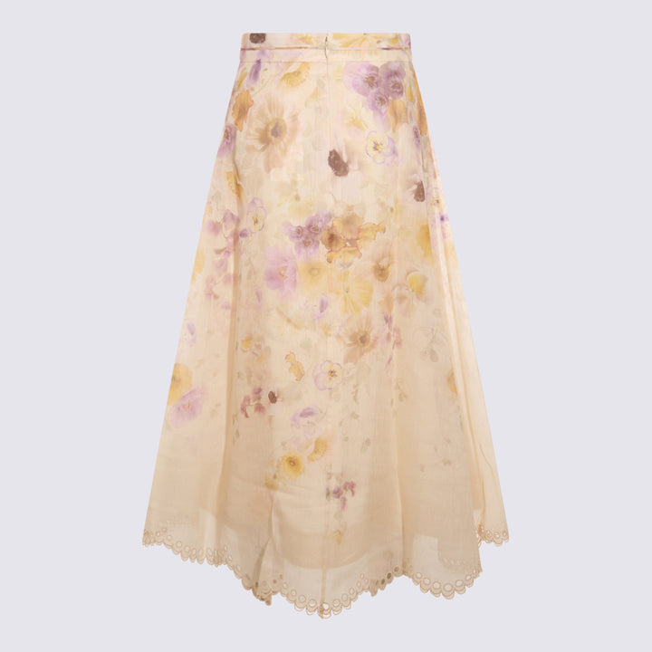Zimmermann Skirts - PANSY FLORAL | be34a0abe6ba0f2bac9b7fdf509c2b72dd71f0dd