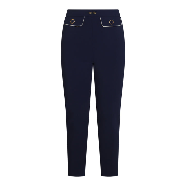Elisabetta Franchi Trousers - Blue and green | bb5d0fad90d226dff71509011127e9f2e2af6f34