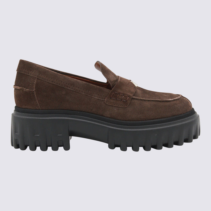 Hogan Flat shoes - Brown | 20a60a590399441589c18e3995a4ba685f2e7b39