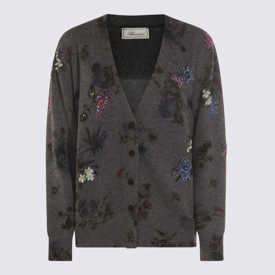 Sweaters Grey/Brillant Blue