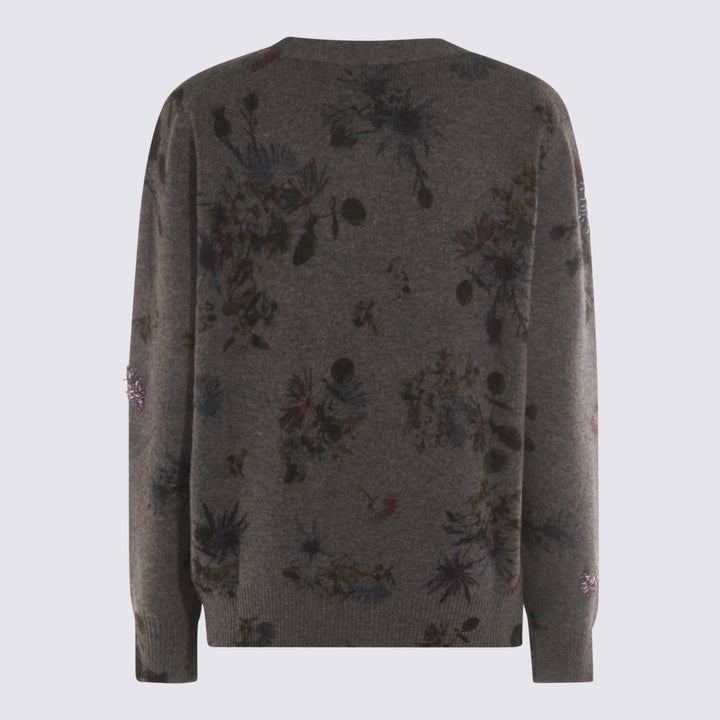 Blumarine Sweaters - GREY/BRILLANT BLUE | 913d24f1f08d713c454b5e301217b90132264fa5