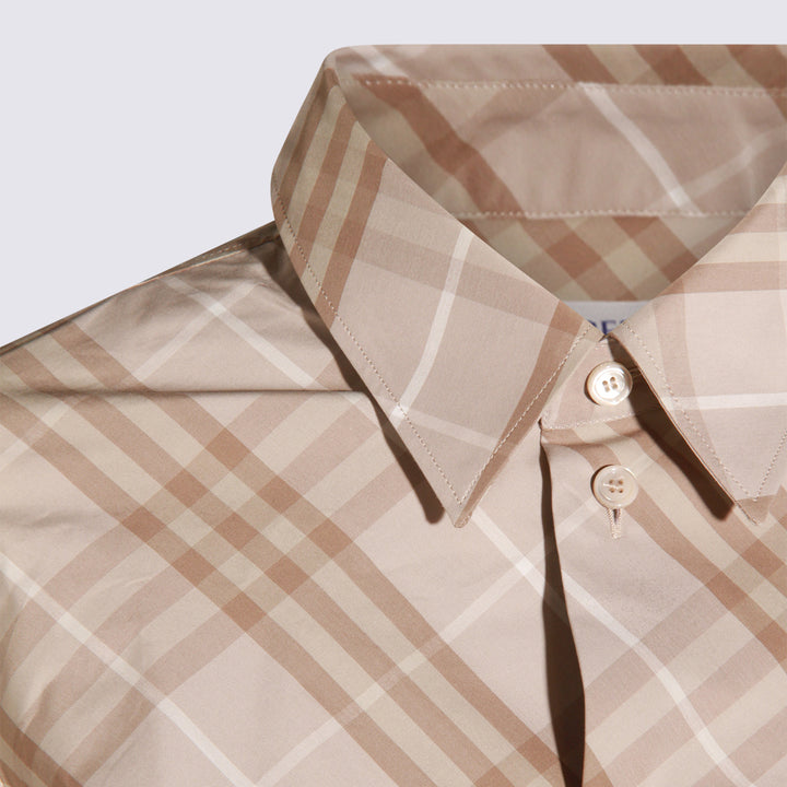 Burberry Shirts - STONE GREY IP CHECK | 326943608a070b4b3f7f5fbdec235f1c499fac3f