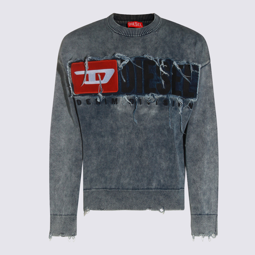 Diesel Sweaters - Blue and green | 8bbf99a5045776246d7232b643a64ffe92df08d5
