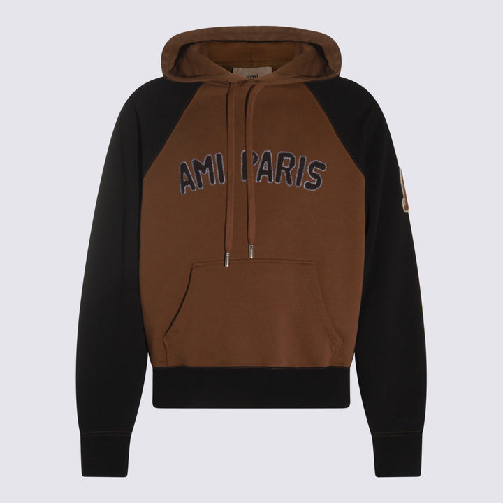 Ami Paris Sweaters - BROWN/BLACK | 860a0894c1176870252d28874464788f0b7b3ab5