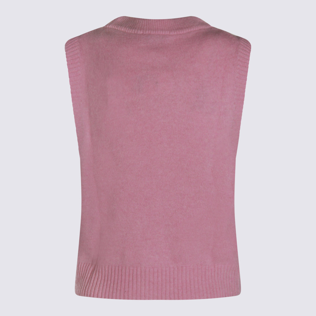 Ganni Sweaters - CHALK PINK | a9a1b9c54acdc5b64e2de0e70510b6fe5f8c21ac