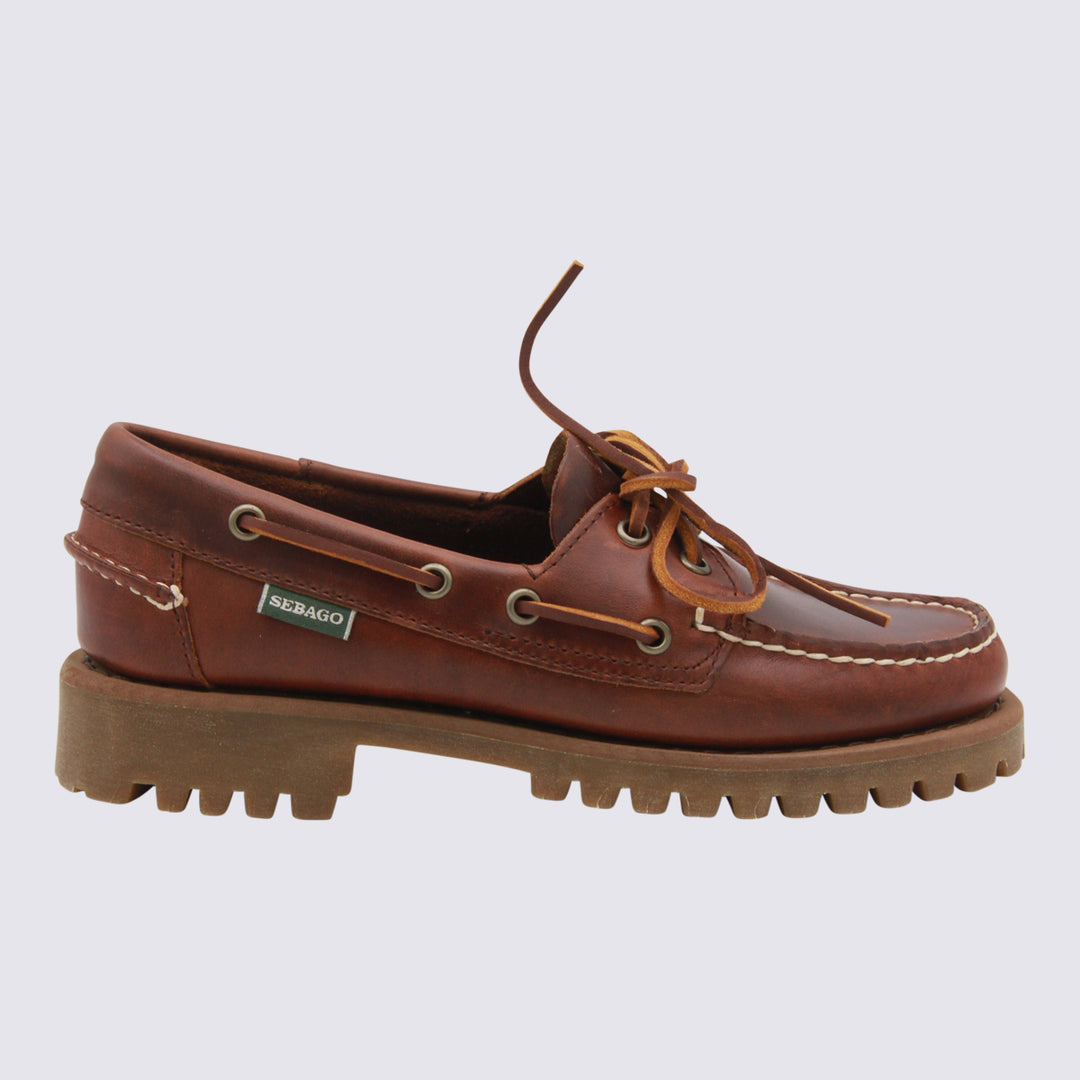 Sebago Flat shoes - BROWN GUM | f3100e94c1738a000c6c09eb9c4963a67539e7b5