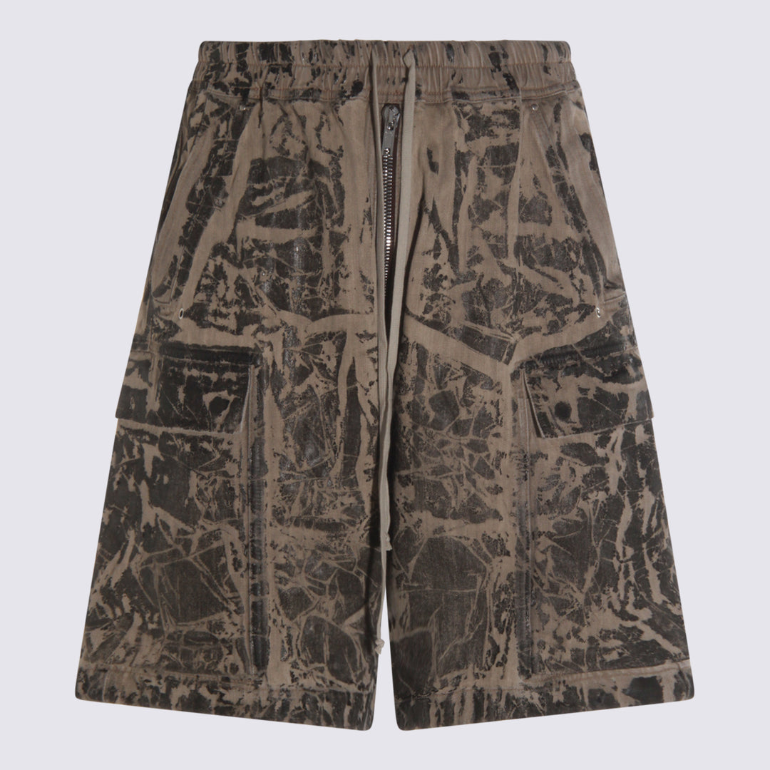 Rick Owens Drkshdw Shorts - BLACK WASHED FOIL | 10643dec2bbe0b09c3e9ec60efa1d89156b0bec7