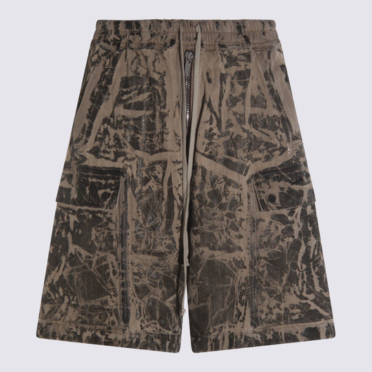 Shorts Black Washed Foil