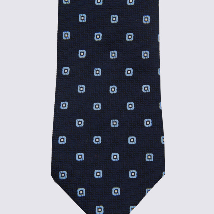 Zegna Ties - Blue and green | 29806e222024d1f95938459226c012b7b4def5a9