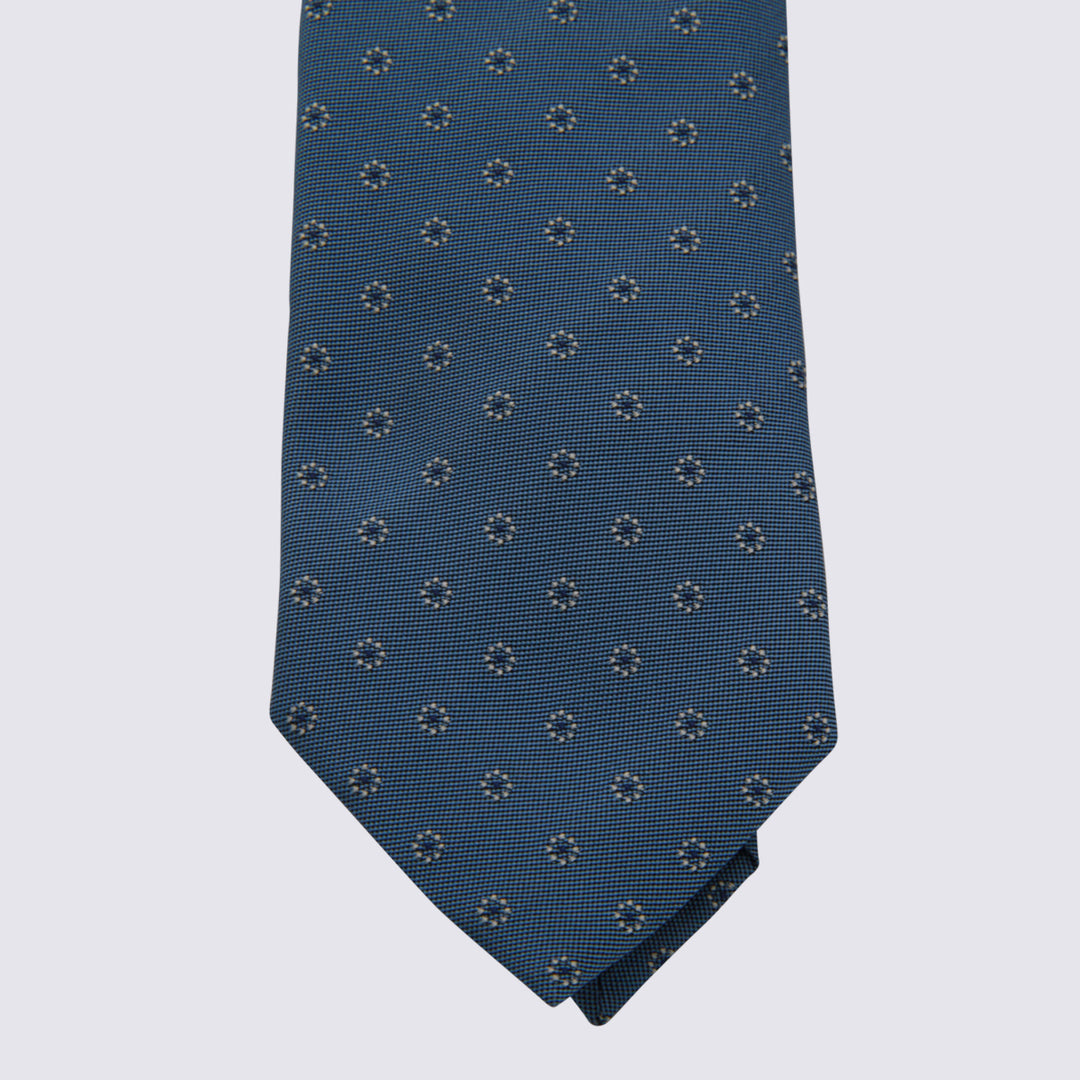 Zegna Ties - Blue and green | 84931100f4e8ee589b34beafe2f18f866f9d0de2