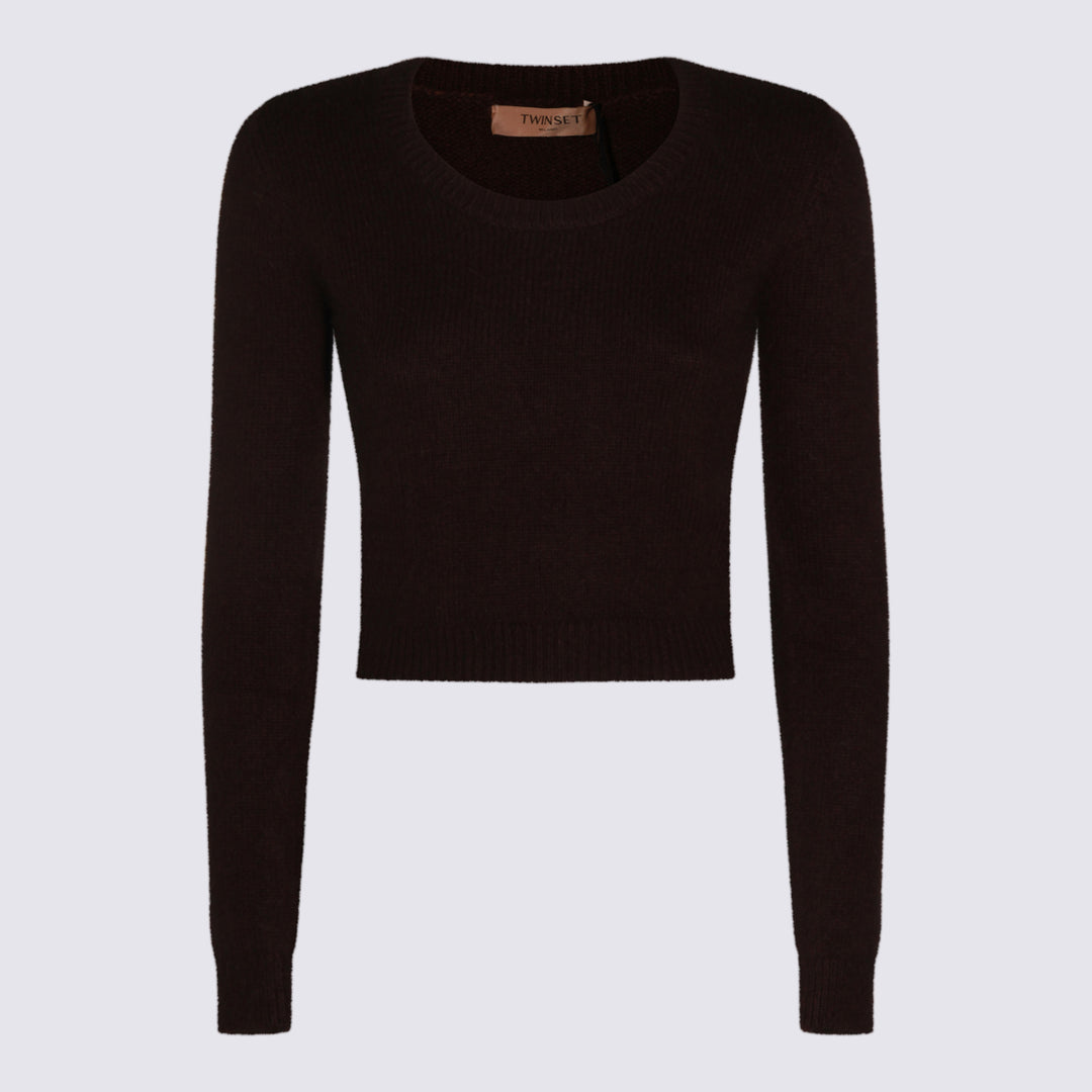 Twin-Set Sweaters - BLACK CHOCOLATE | a113ef12c1dc2dd3fd457656ec9dda76f49065f5