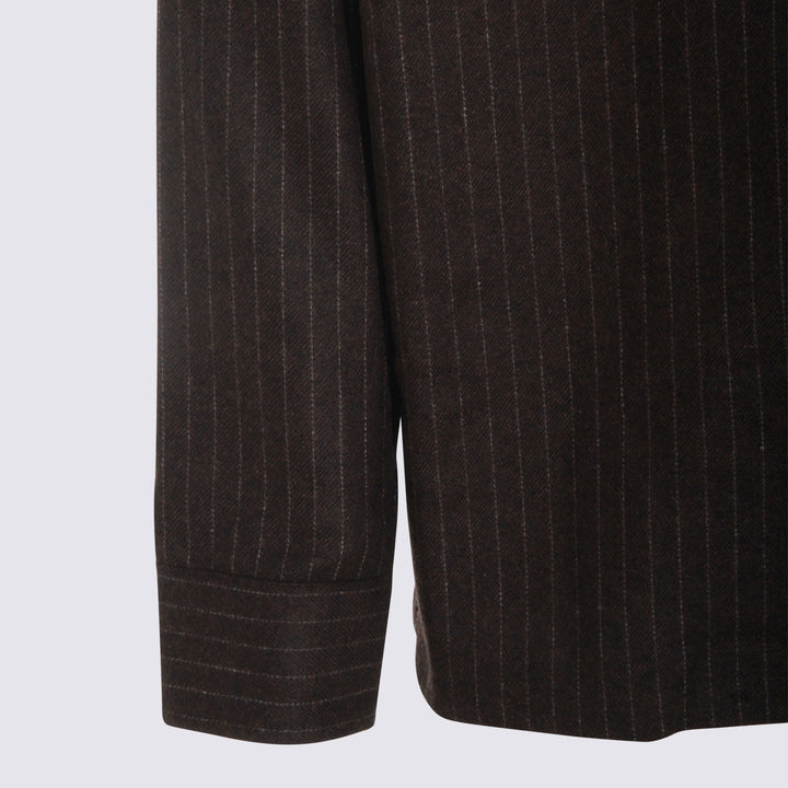 Nn.07 Shirts - BROWN STRIPE | 39c6ef88f8aeade0fe081eb92ce195526118b698