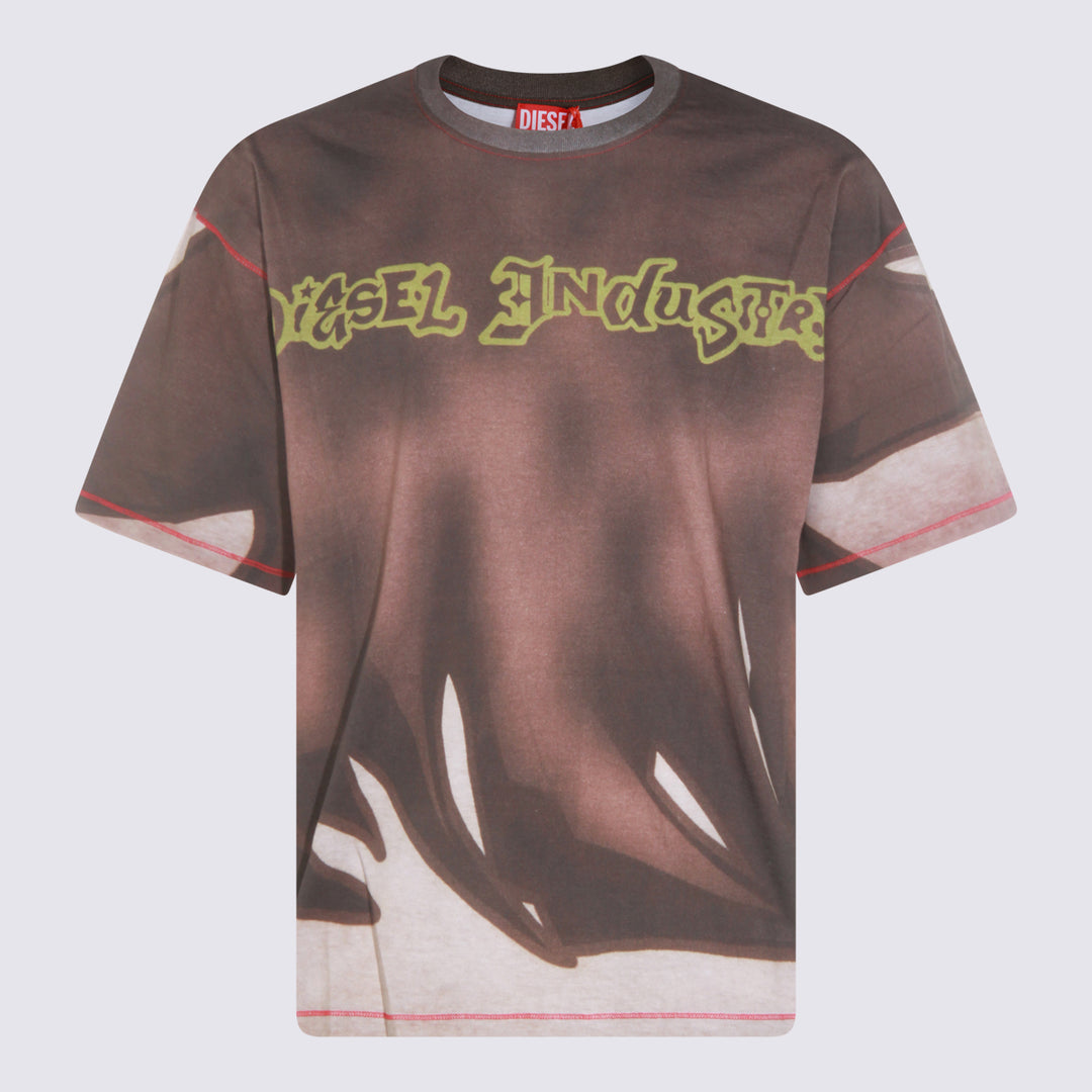 Diesel T-shirts and Polos - Khaki | 332c811302dd87ff285fc00291d48ee698524107