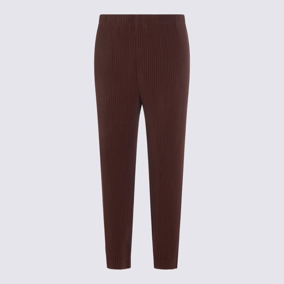 Homme Plisse Issey Miyake Trousers - Brown | 3814b1a9c64128dfdffe662d2e9e37144109f286