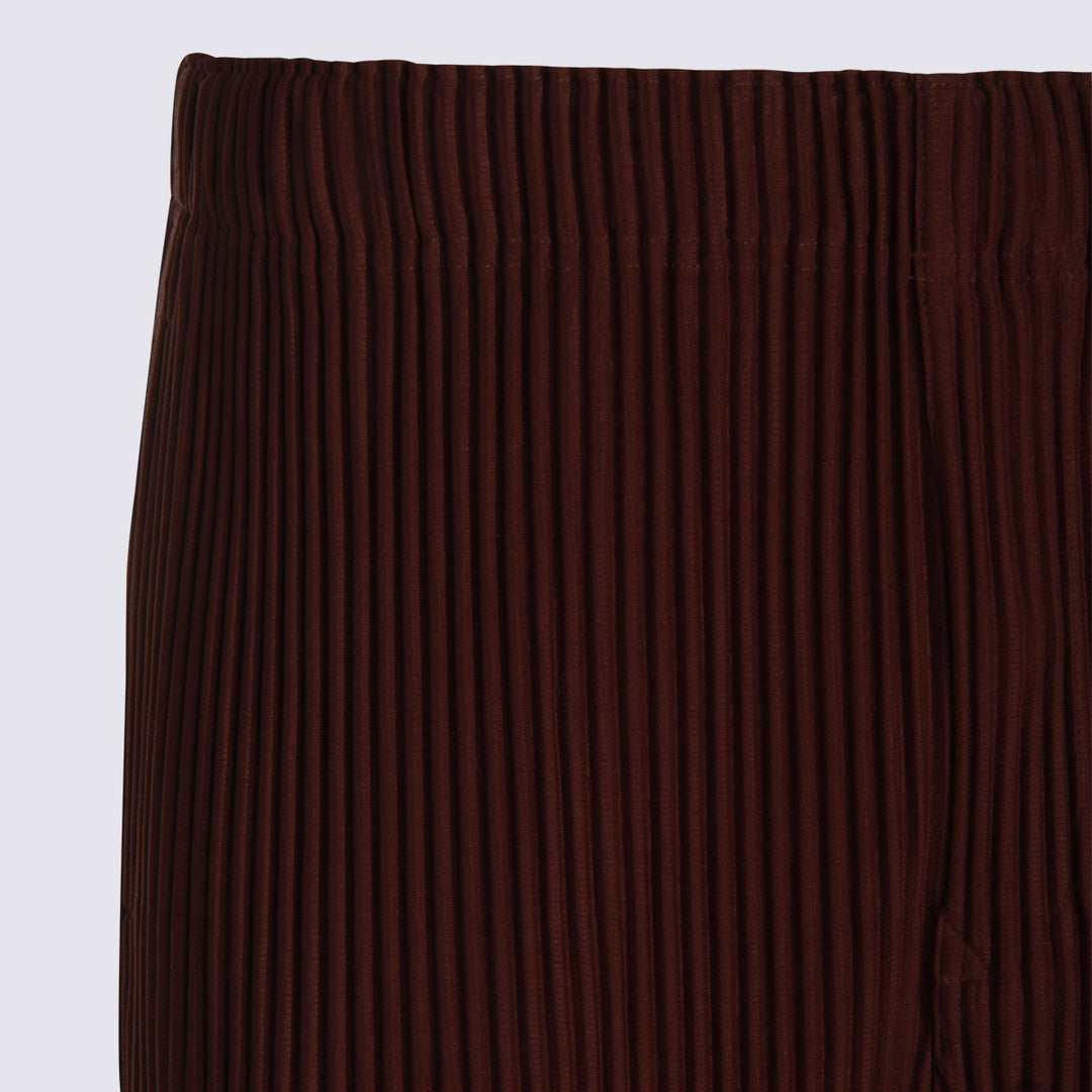 Homme Plisse Issey Miyake Trousers - Brown | d7b6ff860b05703524affca69abe45c584c6ffc1