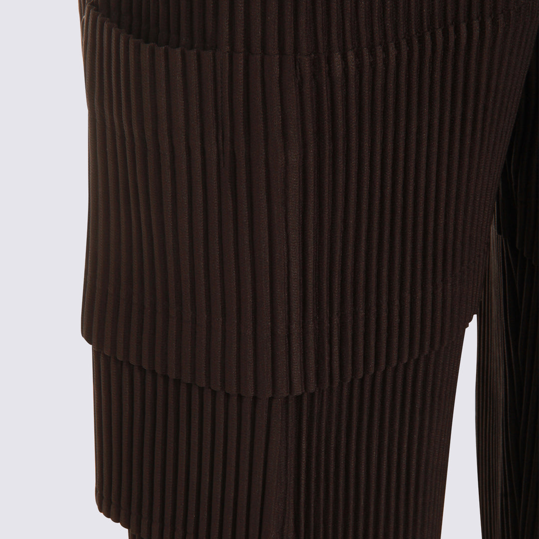 Homme Plisse Issey Miyake Trousers - Blacks and greys | 6ba9b8b000f18d77dd1cc345bf518ce02f8a913f