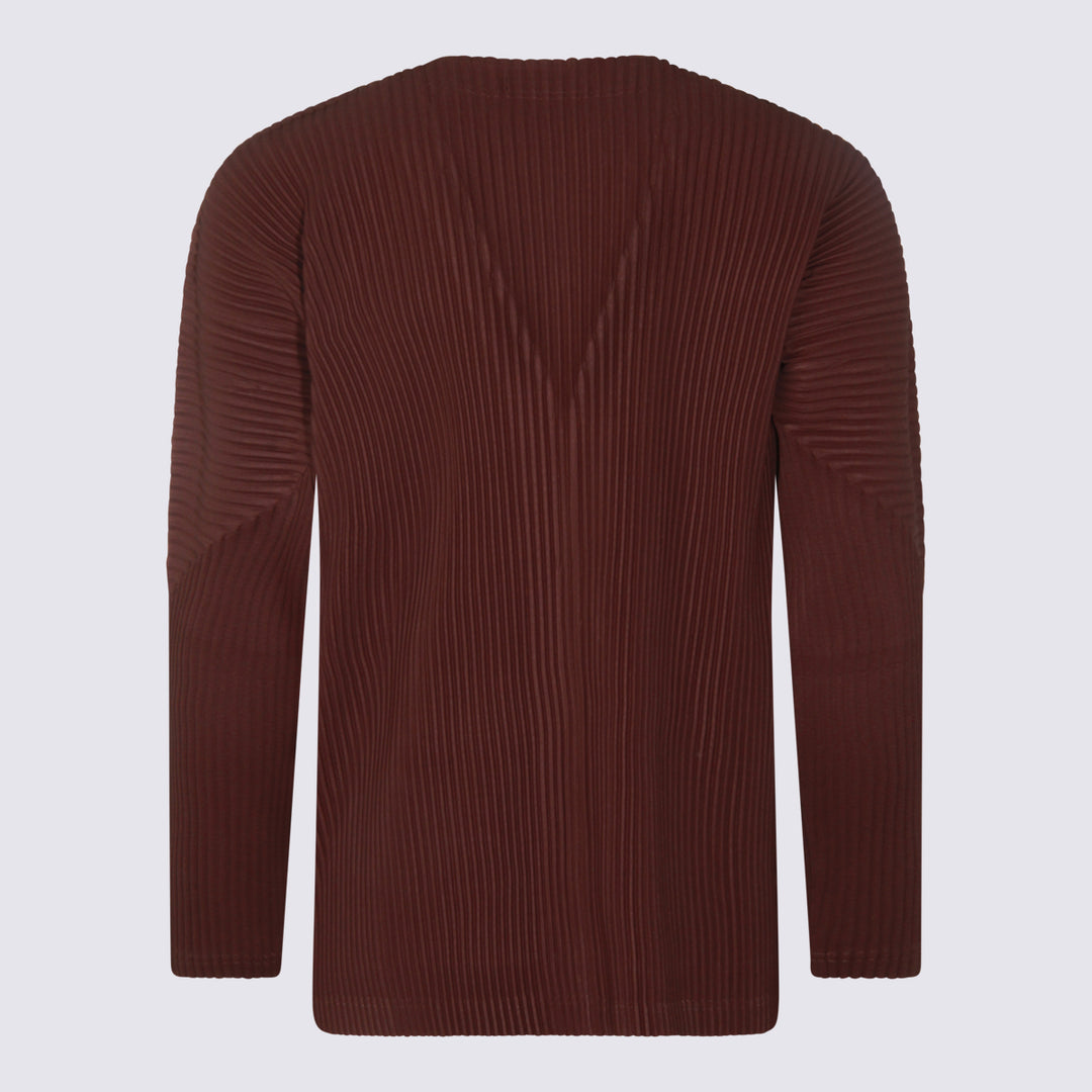 Homme Plisse Issey Miyake Top - Brown | 023f775fc7f7a1ac7fcd06b918c4f043273f4cdb