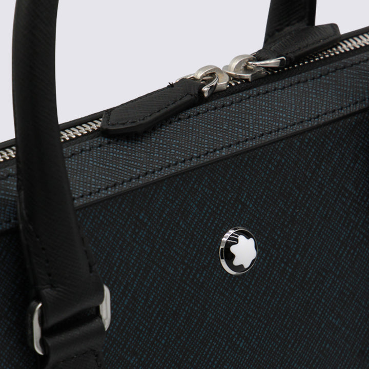 Montblanc Bags - TWEED BLUE | 19715393dab5e47dddbdb8a26426ee2e458cf9c1