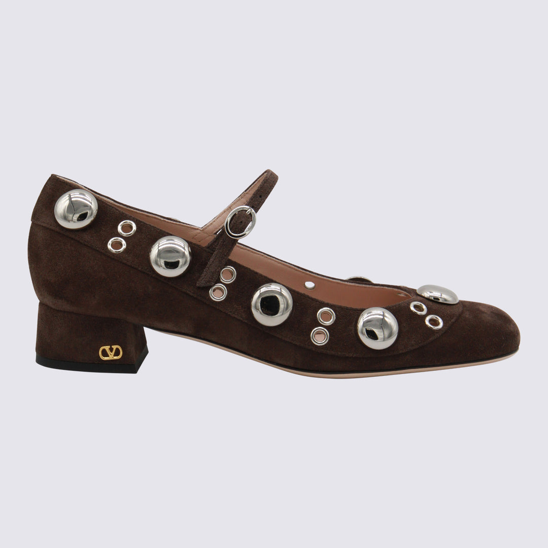 Valentino Garavani With Heel - Brown | 80d0a1c0dbad793f0e32fcfac50f27c44cdee063