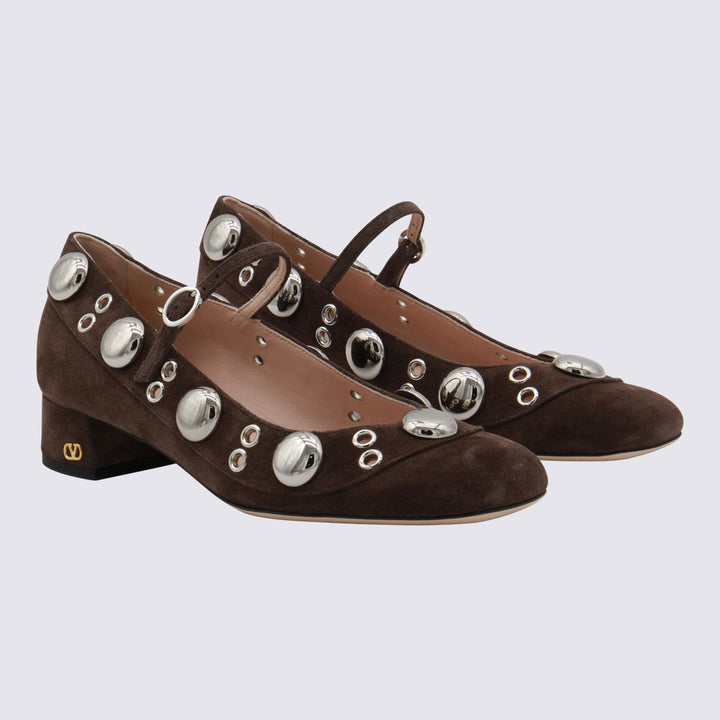 Valentino Garavani With Heel - Brown | 38bfc1f5fb564ac9020d5d3a6c67924e5335d19d