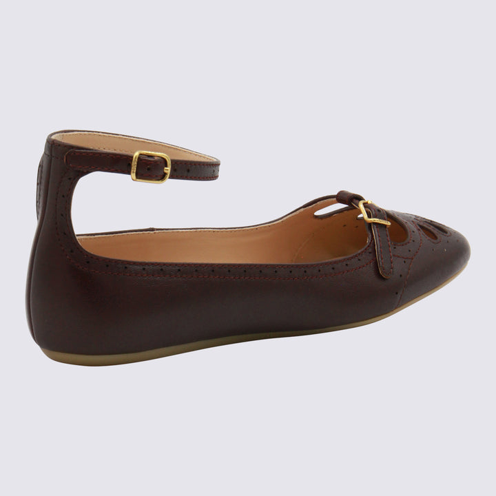 Chloè Flat shoes - BURNT PURPLE | 909fbfe04c3d97f4ce24ac80c9ea9e099245b1e3
