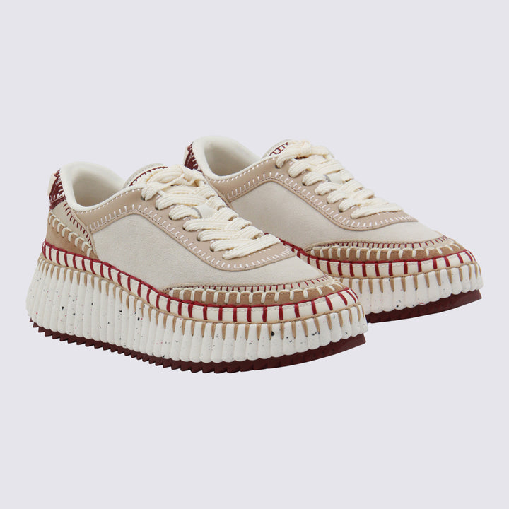 Chloè Sneakers - BEIGE/PURPLE | 6677fbfc092ede4a126a881f879c4d7a84586f36