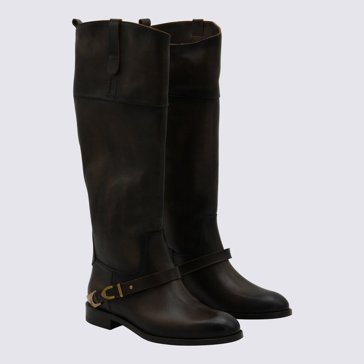 Golden Goose Boots - DARK BROWN/BEIGE | 4967cb1a7bacff262da6270a724e6556715f8ef6