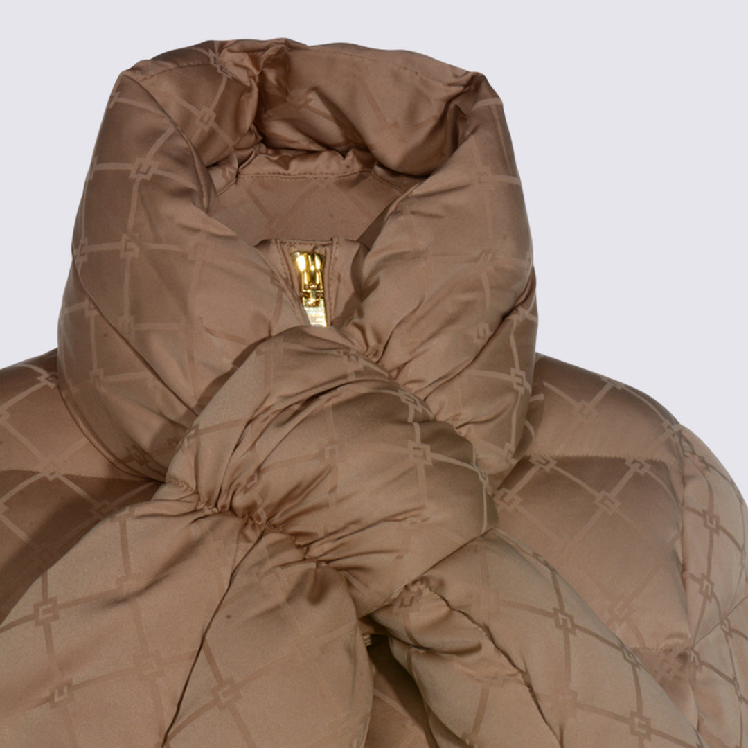 Elisabetta Franchi Coats - HONEY | 62276e0279656745c28d020dc6b660f3deedc977