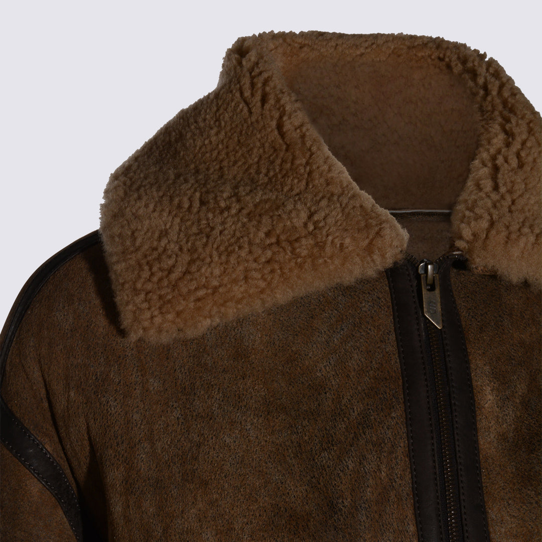 Salvatore Santoro Jackets - Brown | 66da7c8c582de0010fde96855644d94ca42b66b5