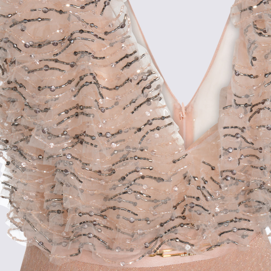 Elisabetta Franchi Dresses - Nude | 00c4c0c0e25339b0e75a28c53e4c60ebcf437339